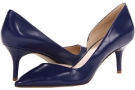 Blue Leather Nine West Mairi for Women (Size 5.5)