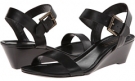 Black Burnished Leather LAUREN by Ralph Lauren Lorraine for Women (Size 8.5)