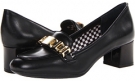 Black Leather/Black Patent Isaac Mizrahi New York Kimmie 3 for Women (Size 7)