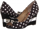 Black/White Polka Dot Isaac Mizrahi New York Jujubee for Women (Size 9.5)