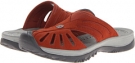 Burnt Henna/Neutral Gray Keen Rose Slide for Women (Size 10)