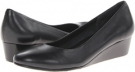 Black Softee Leather Rose Petals Mandy for Women (Size 9.5)