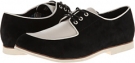 Black/Off White Suede Hush Puppies Graham Blucher for Women (Size 11)