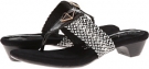 Black/White Snake Multi Soft Style Ettie for Women (Size 9)