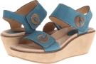 Royal Blue Soft Nubuck Earth Fauna for Women (Size 9.5)