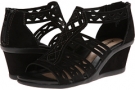 Black Suede Earth Petal for Women (Size 12)