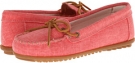 Coral Canvas Minnetonka Canvas Moc for Women (Size 7.5)