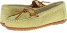 Lime Canvas Minnetonka Canvas Moc for Women (Size 7)