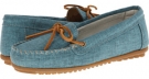 Aqua Canvas Minnetonka Canvas Moc for Women (Size 11)