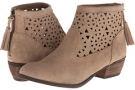Taupe Suede Minnetonka Cut Out Boot for Women (Size 5.5)