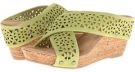 Lime Suede Minnetonka Lainey for Women (Size 5)