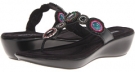 Black Leather/Multi Minnetonka Uptown II for Women (Size 11)