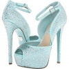 Blue Fabric Blue by Betsey Johnson Kiss for Women (Size 9.5)