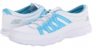 White/Blue SKECHERS Performance GoSleek for Women (Size 5.5)