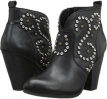 Black Leather Steve Madden Awsum for Women (Size 8)