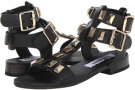 Black/Gold Steve Madden Perfeck for Women (Size 8.5)