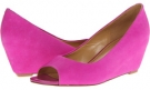 Pink Leather Nine West Mymoon for Women (Size 9)