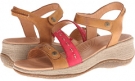 Fawn/Crimson Acorn Vista Wedge Ankle for Women (Size 10)