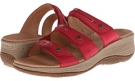 Crimson Acorn Vista Wedge 3-Strap for Women (Size 11)