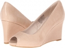 Taupe Rockport Seven to 7 Peep Toe Wedge for Women (Size 5.5)