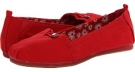 Red Canvas Gabriella Rocha Slippy for Women (Size 7)