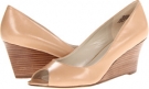 Light Natural Leather Nine West Phishy for Women (Size 8)