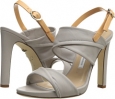 Light Taupe Nappa/Natural Vacchetta Diane von Furstenberg Jacey for Women (Size 9)