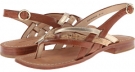 Brandy Vacchetta/Nat Cork/Gold Nappa/Brandy Vacchetta Diane von Furstenberg Carley for Women (Size 7)