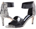 Black Vacchetta/Black/White Roccia Snake Print Diane von Furstenberg Kinder for Women (Size 6.5)