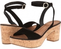 Black Suede Diane von Furstenberg Odelia for Women (Size 8.5)