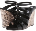 Black Vacchetta Diane von Furstenberg Wave for Women (Size 6)