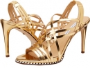 Gold Specchio Diane von Furstenberg Sandy for Women (Size 9)