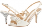 Ivory Satin/Silver Glitter Heel Kate Spade New York Sabbia for Women (Size 9.5)