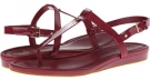 Raspberry/Raspberry Patent Cole Haan Boardwalk Thong for Women (Size 7)