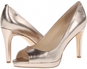 Pewter Calvin Klein Mara Tumbled Metallic for Women (Size 5.5)