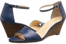 Blue Cole Haan Rosalin Weave Wedge for Women (Size 5.5)