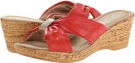 Red Leather Bella-Vita Perfetto for Women (Size 5.5)