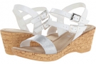 White/Silver Leather Bella-Vita Zucchero for Women (Size 12)