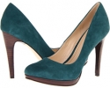 Dark Teal Suede Cole Haan Chelsea High Pump for Women (Size 11)