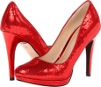 Tango Red Sequins Cole Haan Chelsea High Pump for Women (Size 7)