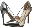 Gunmetal-Clear Liquid Meatllic Jessica Simpson Calkins for Women (Size 8)