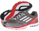 Dark Silver Metallic/Running White/Red adidas Golf adiZERO Sport II for Men (Size 8)