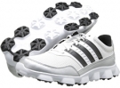 Running White/Black/Metallic Silver adidas Golf Crossflex Sport for Men (Size 11.5)