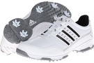 Running White/Black/Metallic Silver adidas Golf Golflite Traxion for Men (Size 12.5)