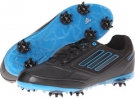 Black/Black/Solar Blue adidas Golf adiZERO Tour II for Women (Size 5)