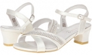 Ivory Satin Pazitos XO for Kids (Size 5)