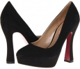 Black Suede Paris Hilton Britney for Women (Size 6.5)