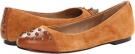 Camel Suede/Camel Leather Paris Hilton Bonnie for Women (Size 11)