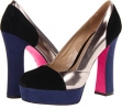 Black Suede/Pewter/Navy Paris Hilton Rebecca for Women (Size 11)