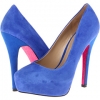 Royal Blue Suede Paris Hilton Mindy for Women (Size 7.5)